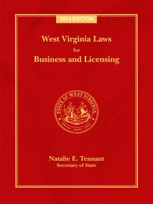 cover image of West Virginia Laws for Business and Licensing